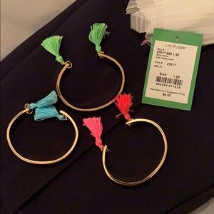Lilly Pulitzer tassel cuff